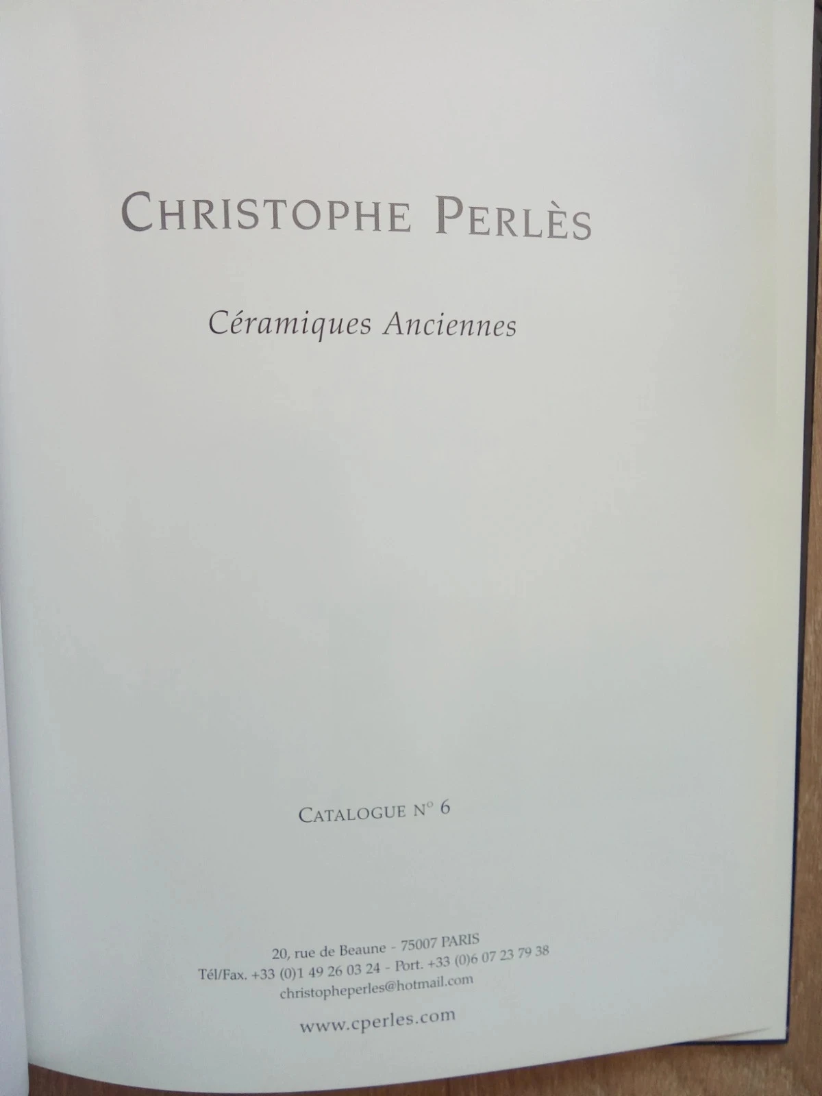 Antieke keramiek nr. 6, Christophe Perlès – photo 4